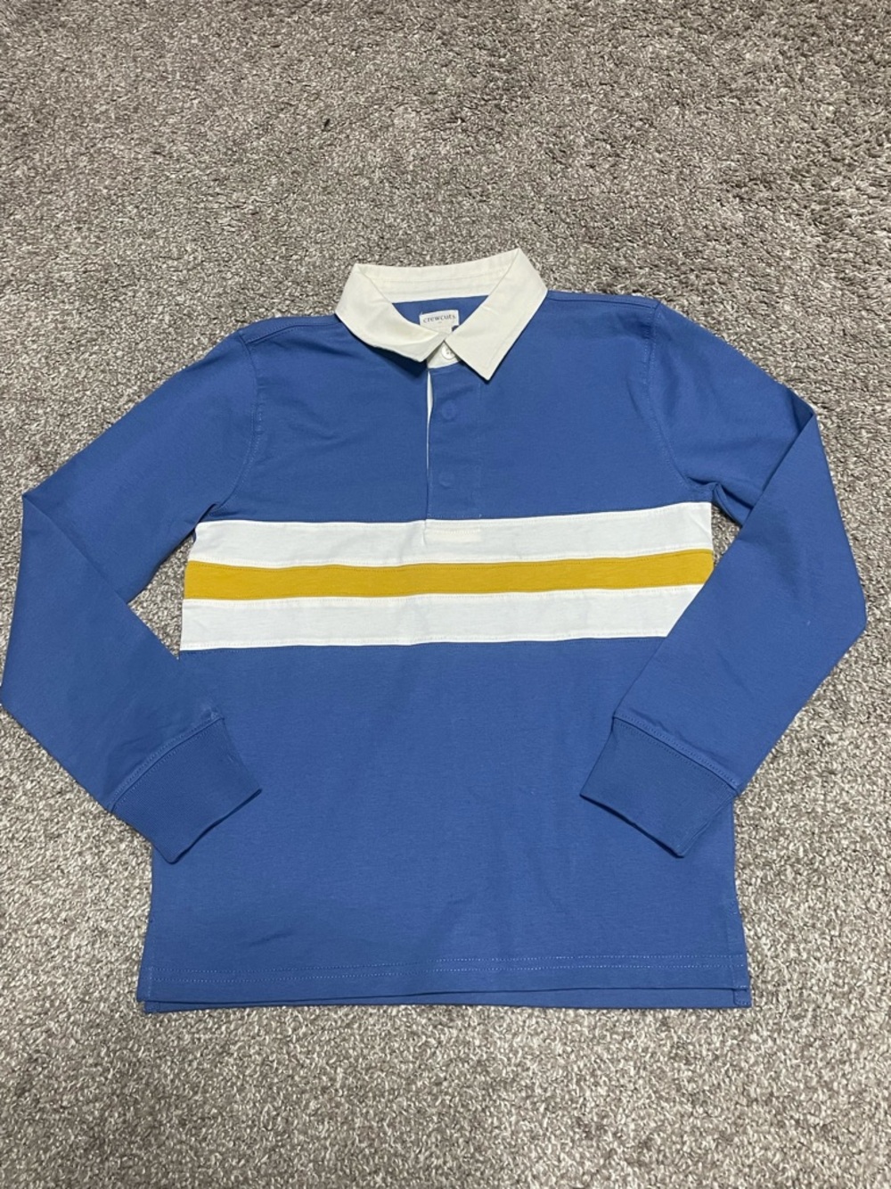 J. Crew Crewcuts Long Sleeve Polo Boy’s Size Medium (8/9)